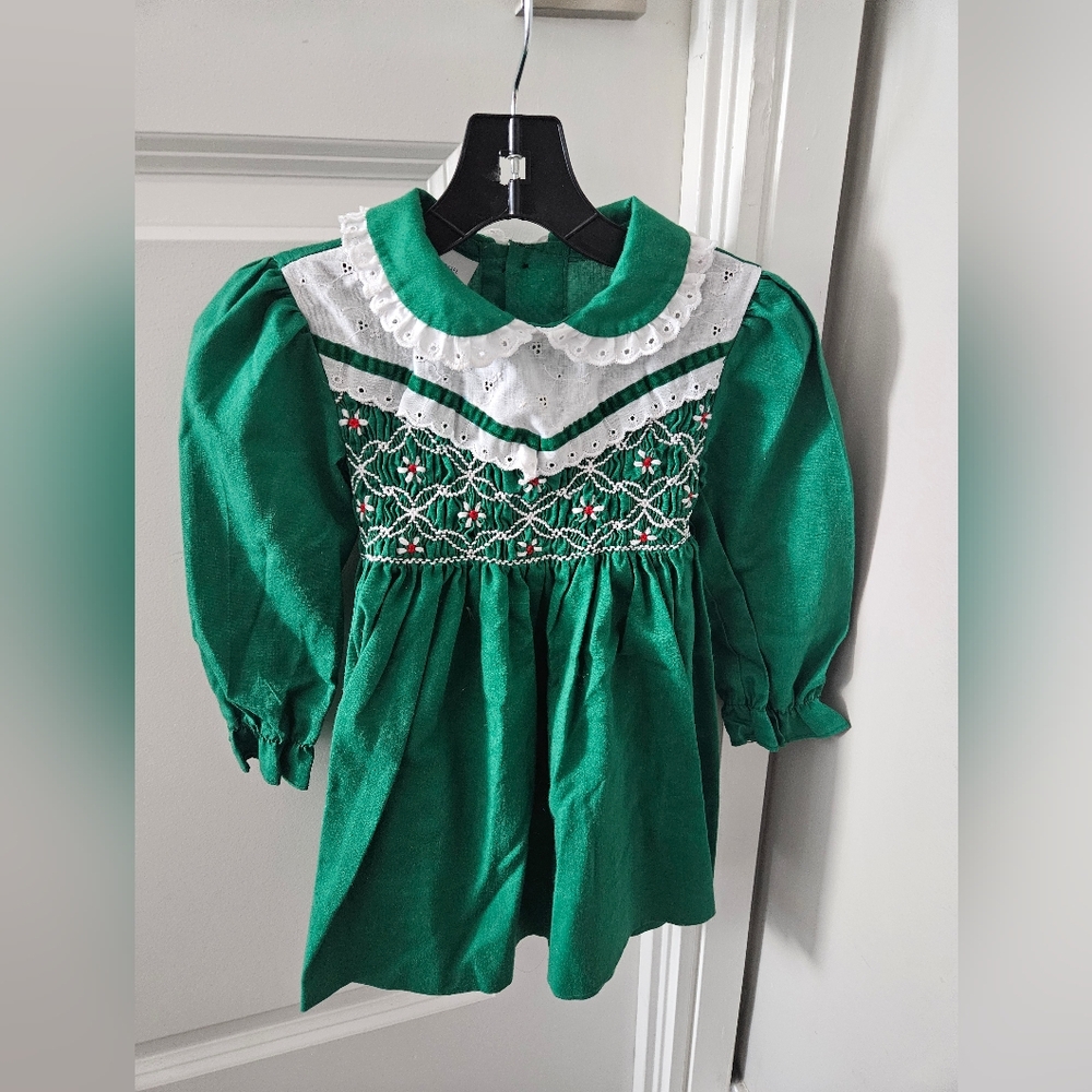 Vintage Hand Smocked Dress 3T